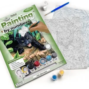 Paint By Numbers Junior Small Black Leopard