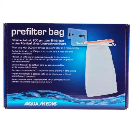 Acrylhalter mit Filterbeutel mit 200 μm Aqua Medic.
