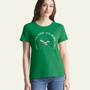 PHILADELPHIA EAGLES HISTORIC SHINE LINES '47 WOMEN'S EVERYDAY TEE