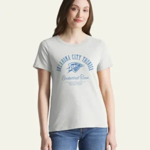 OKLAHOMA CITY THUNDER ARCBALL '47 WOMEN'S EVERYDAY TEE