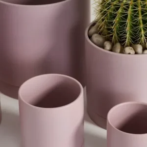 Lilac Romey Pot By Accent Decor | Planters, Troughs & Cachepots | Modishstore - 1