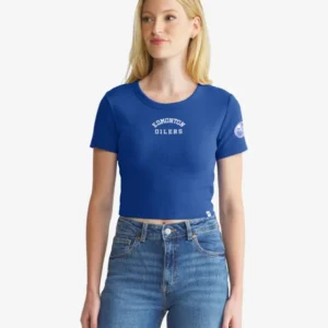 EDMONTON OILERS SPIRITED '47 WOMEN'S BABY RIB TEE