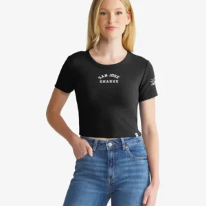 SAN JOSE SHARKS SPIRITED '47 WOMEN'S BABY RIB TEE