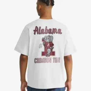 ALABAMA CRIMSON TIDE CAMPUS MASCOT BACKER '47 FOUNDATION TEE