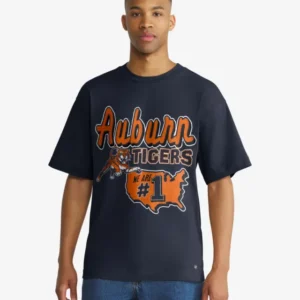 AUBURN TIGERS VINTAGE MASCOT MANIA '47 FOUNDATION TEE