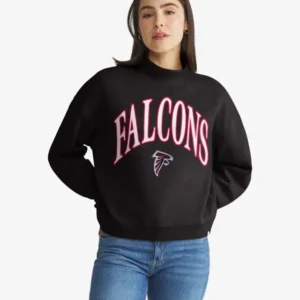 ATLANTA FALCONS VANTAGE '47 WOMEN'S MOCK NECK PULLOVER
