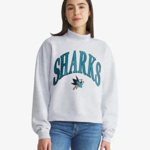 SAN JOSE SHARKS VANTAGE '47 WOMEN'S MOCK NECK PULLOVER
