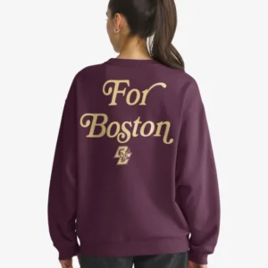 BOSTON COLLEGE EAGLES BC SHOUT IT OUT '47 OVERSIZED CREW
