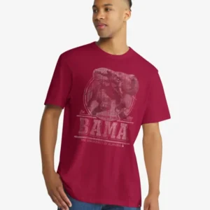 ALABAMA CRIMSON TIDE VINTAGE EMBLEM MARK '47 SCRUM TEE