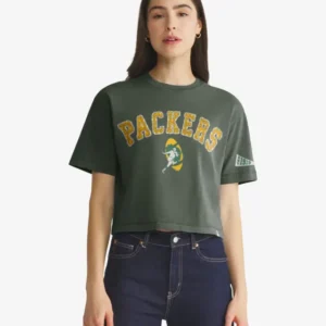 GREEN BAY PACKERS HISTORIC ELMORE WELL WORN '47 HEAVY SLUB TEE WOMENS