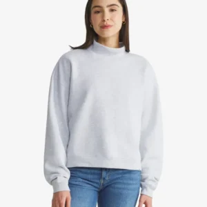 '47 BASICS WOMEN'S MOCK NECK PULLOVER