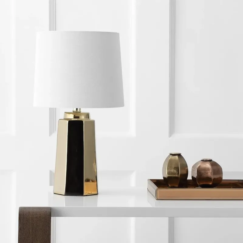 Safavieh Parlon Table Lamp - Plated Gold | Table Lamps | Modishstore