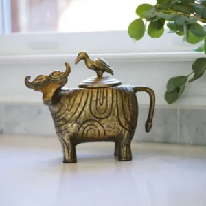 Water Buffalo Sculpture Set of 2 By Accent Decor | Sculptures | Modishstore - 1