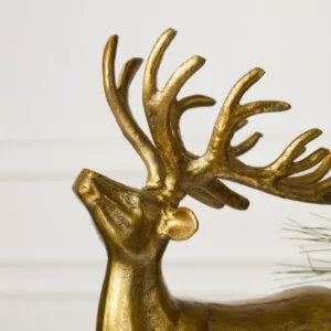 Winter Sleigh Deer By Accent Decor | Planters, Troughs & Cachepots | Modishstore - 1